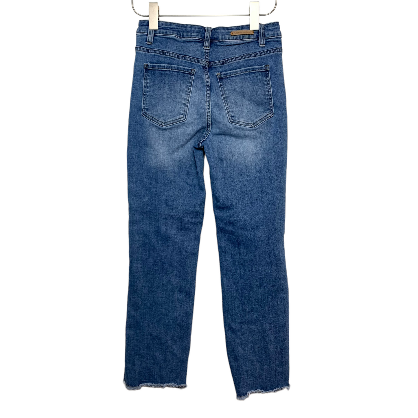 Soft Surroundings Jeans Mid Rise Raw Hem Denim 2