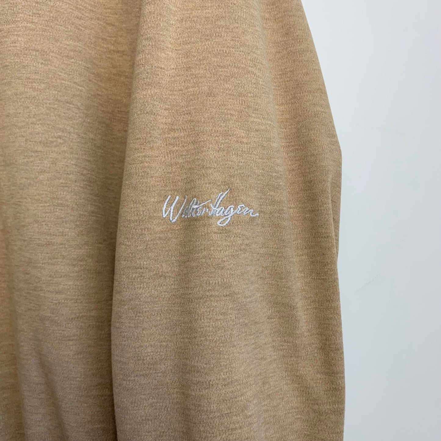 90s Walter Hagen Collared Pullover Polo Sweatshirt Tan Men's XL