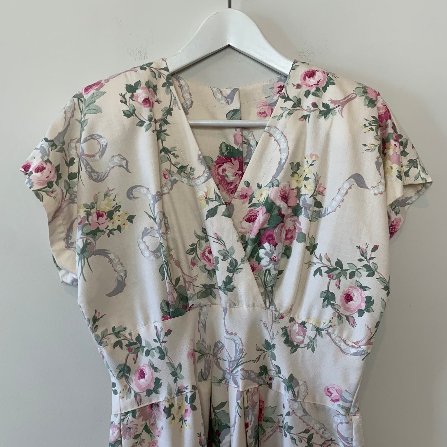 Vintage 1980s V.L.P. Floral Dress 12 Union Made