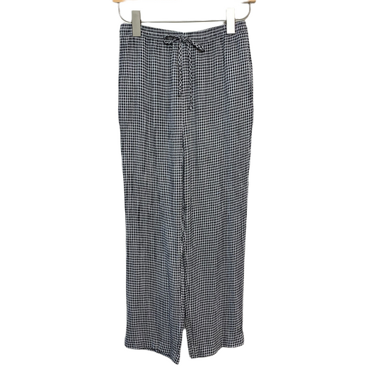 Vintage Sag Harbor Gingham Trouser Pants High Rise Straight Leg Cropped