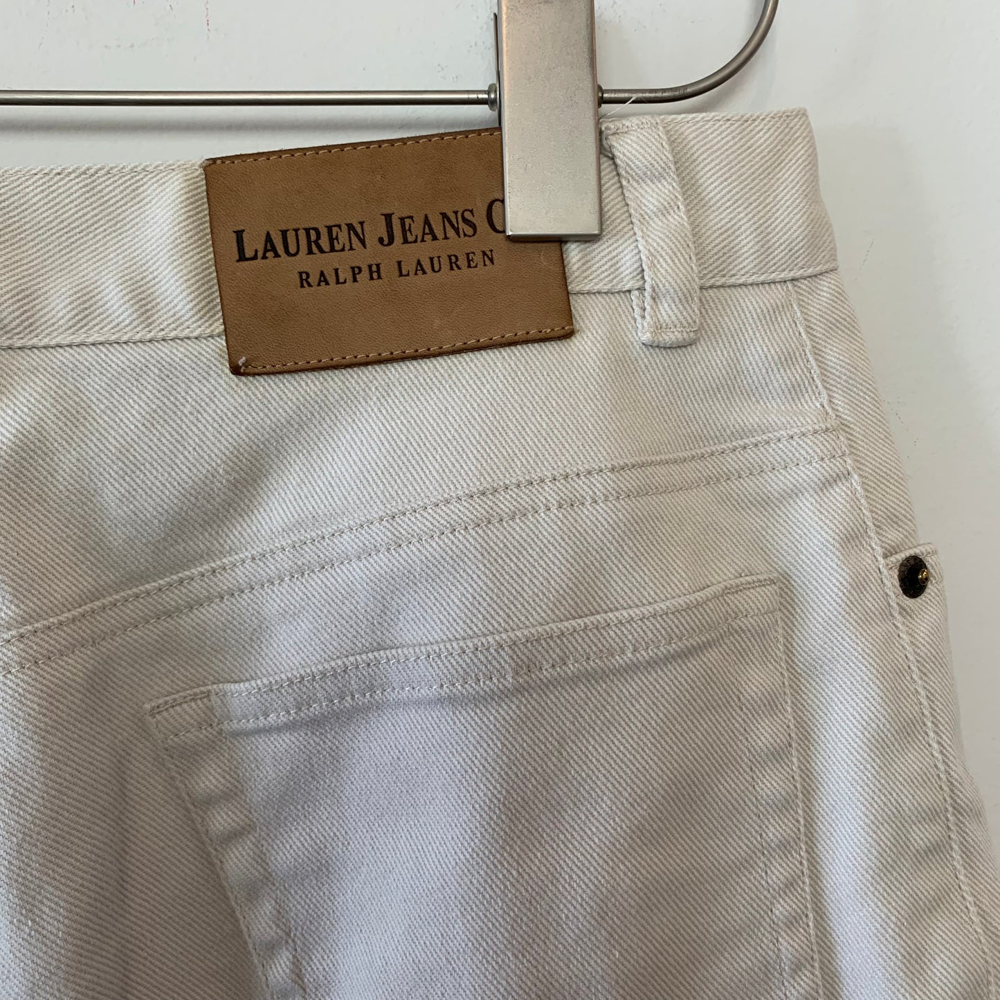 Ralph Lauren Jeans Co. Beige High Rise Straight Leg Jeans 6 28''