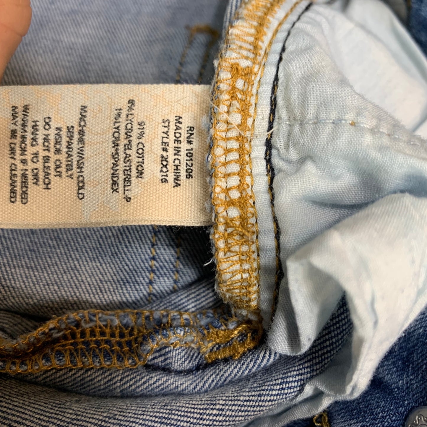 Soft Surroundings Jeans Mid Rise Raw Hem Denim 2