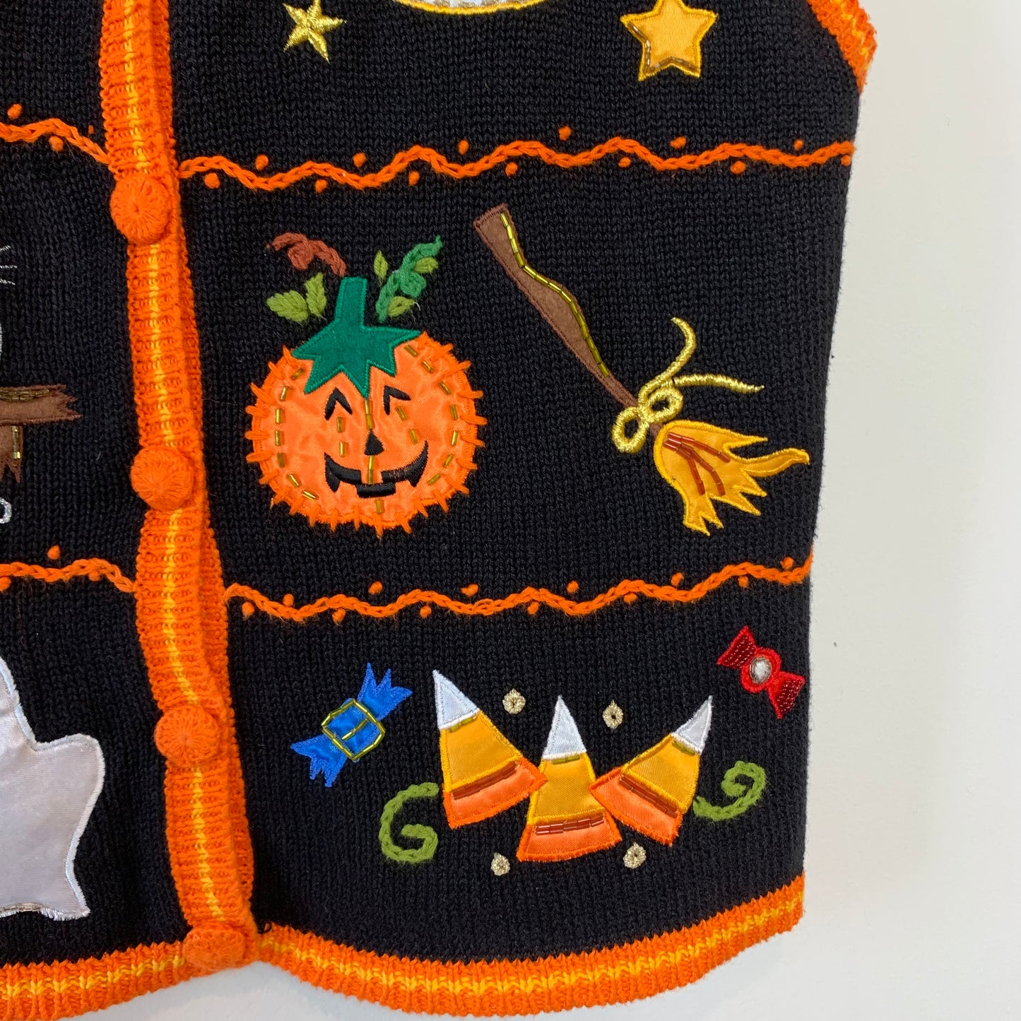 Vintage Basic Editions Halloween Sweater Vest