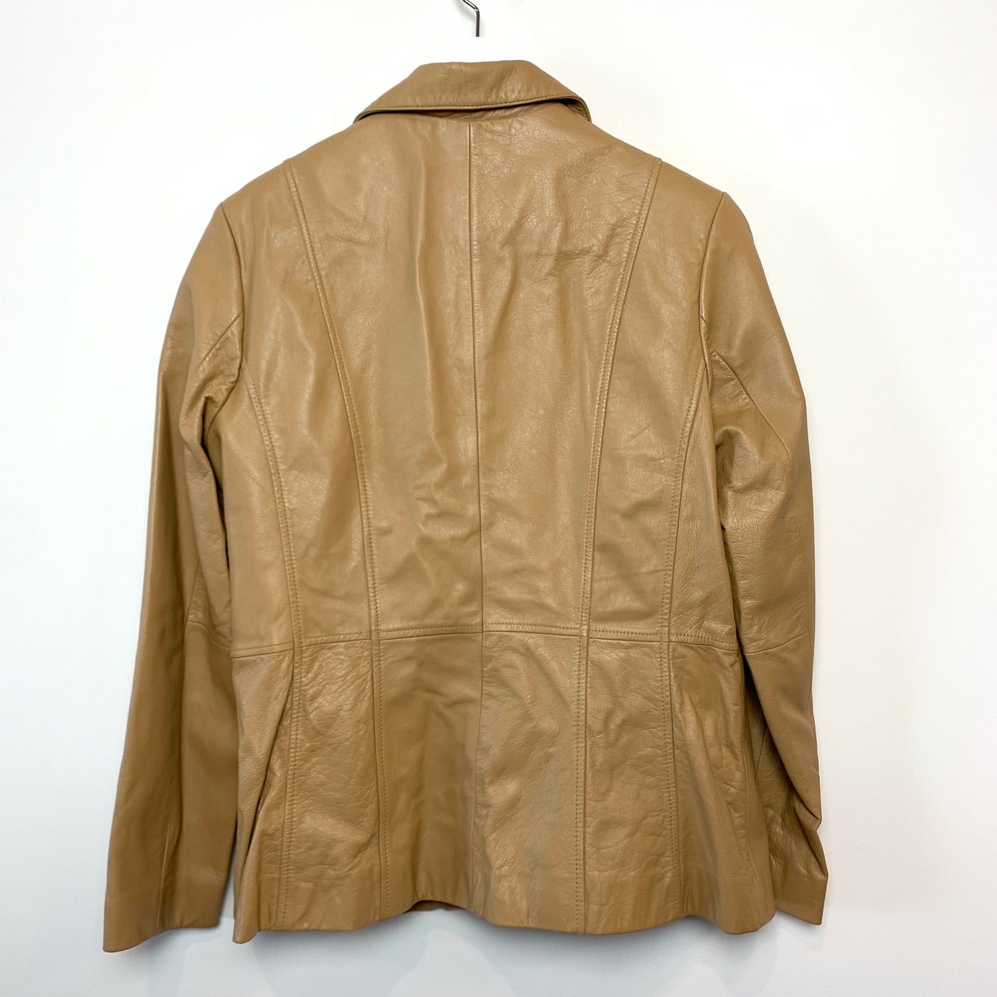 90s Y2K Wilsons Leather Tan Leather Jacket Blazer Medium