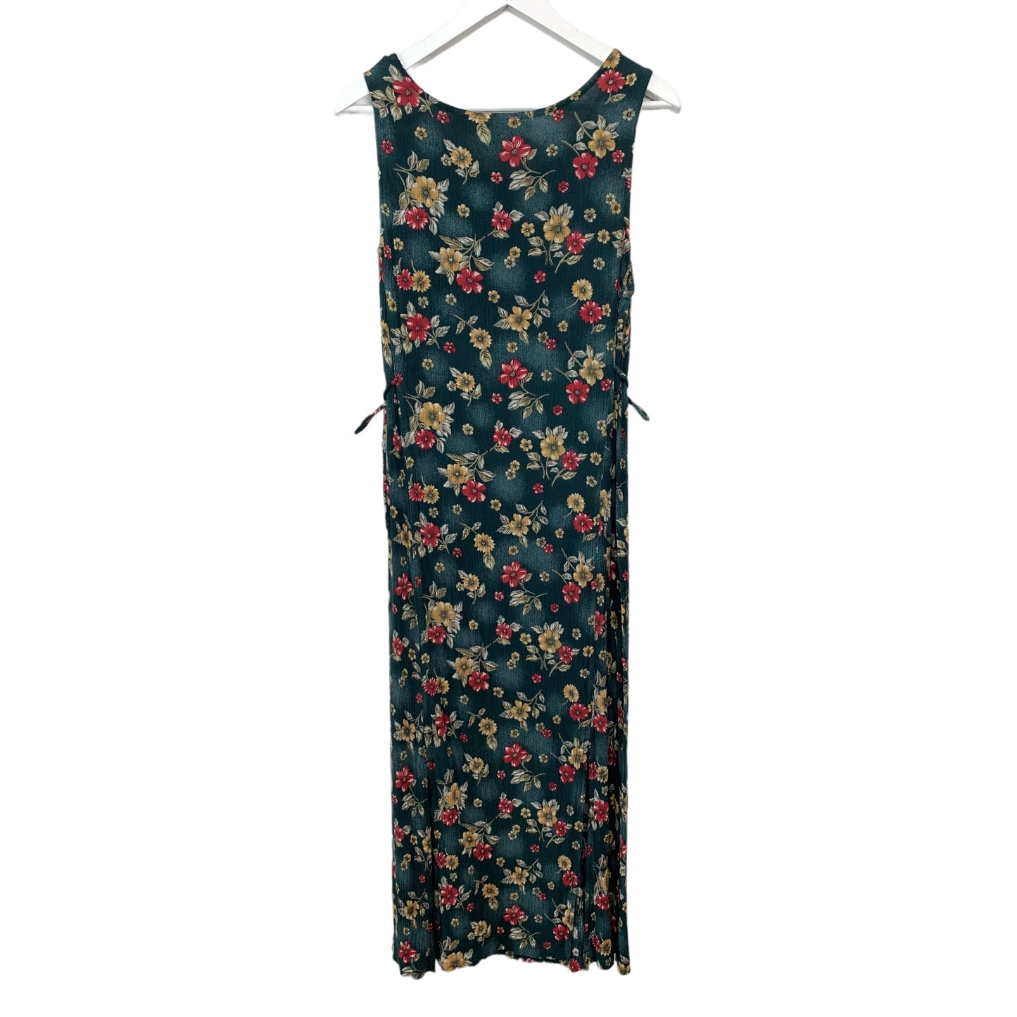 Vintage 90s Erika Floral Midi Maxi Dress Small