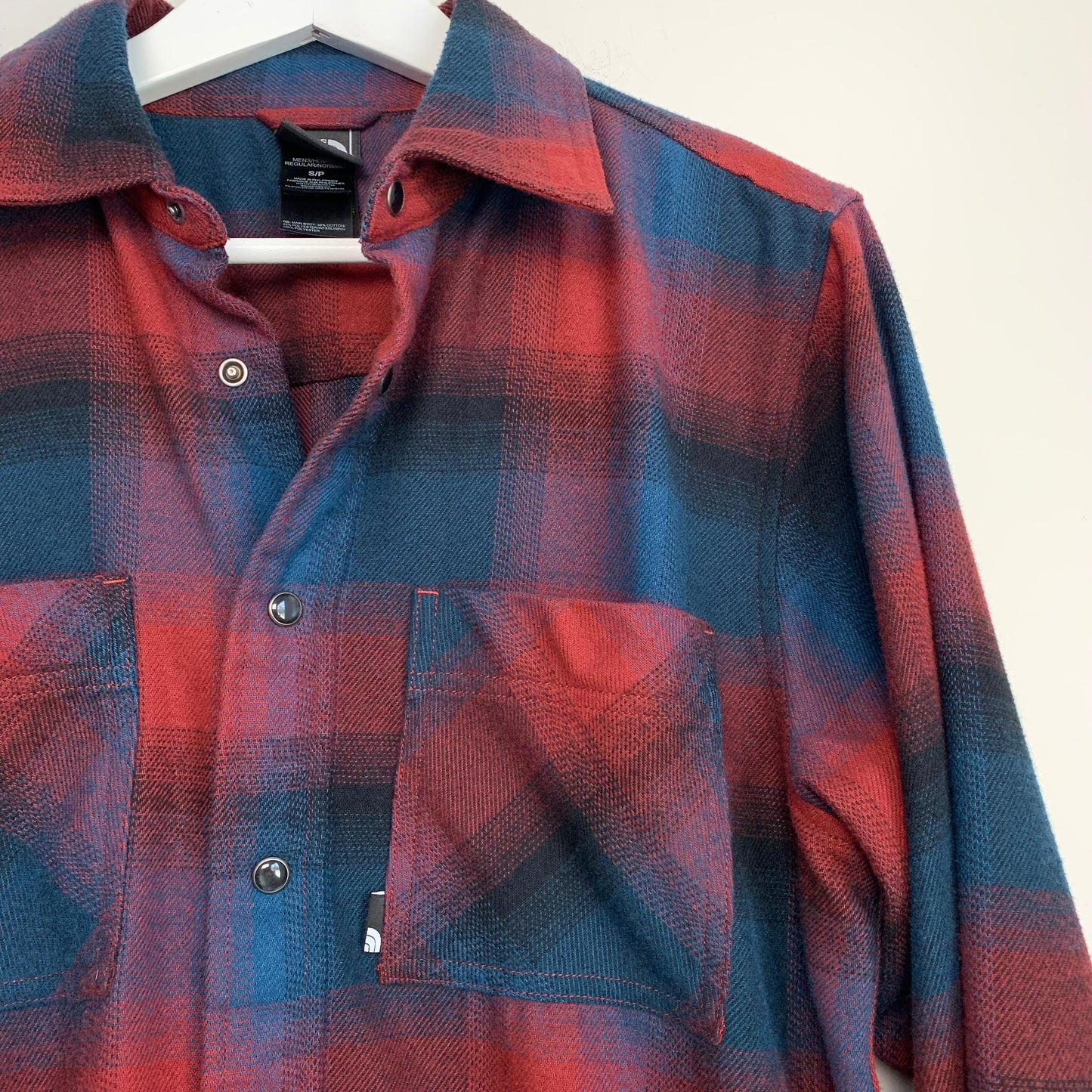 North Face Flannel Button Down Shirt Shacket