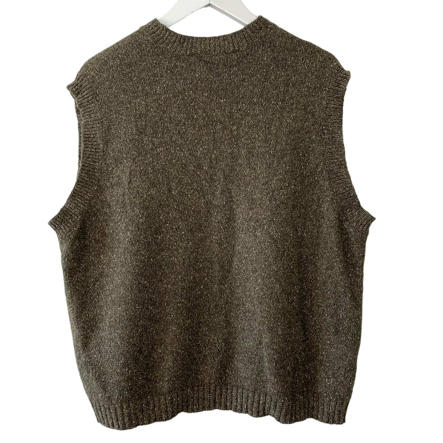 RTW Charleston Sweater Vest Olive Green Made in Italy