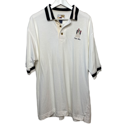 Vintage Cutter and Buck Cape May Polo Golf Shirt XL Cotton