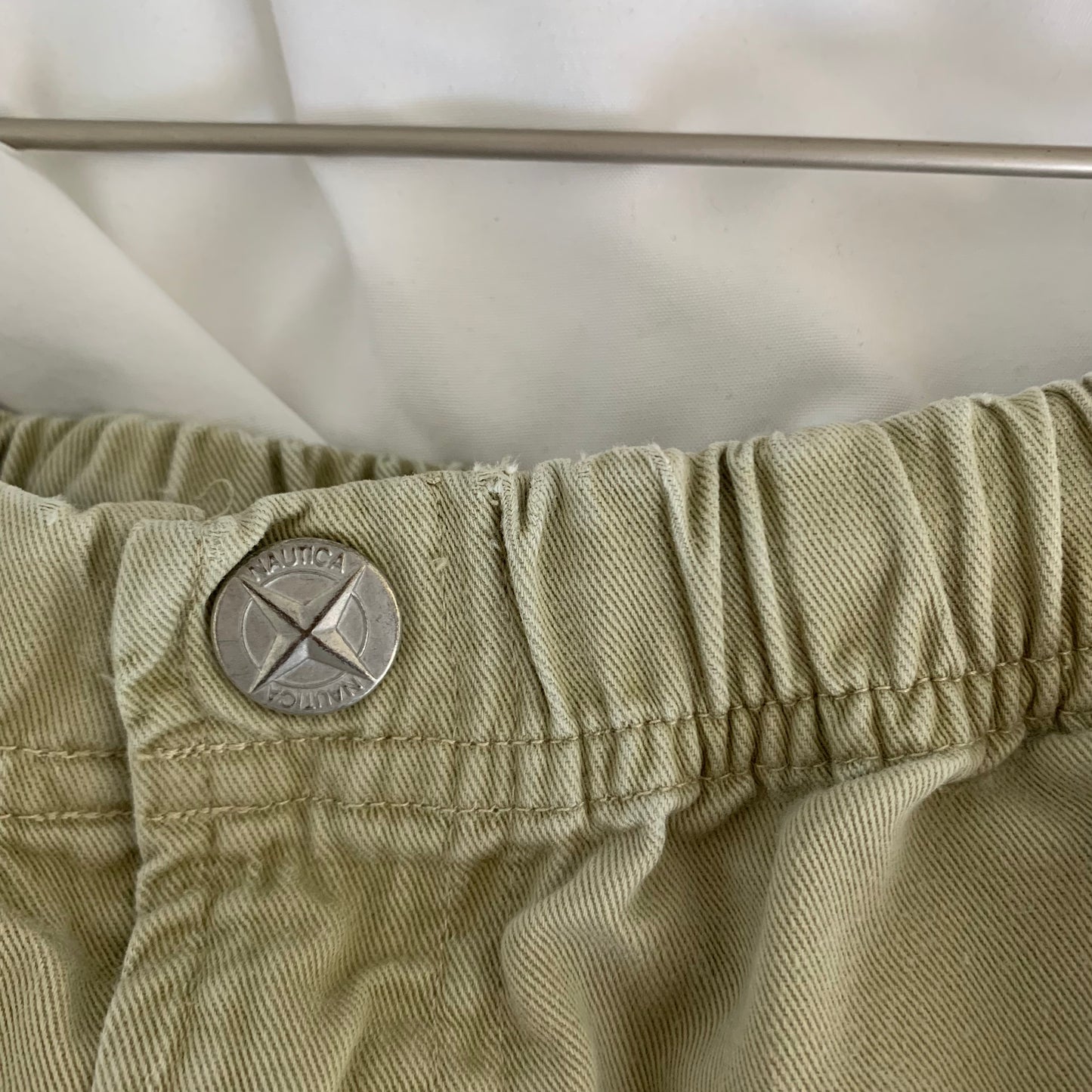 90s Nautica Khaki Drawstring Shorts Medium