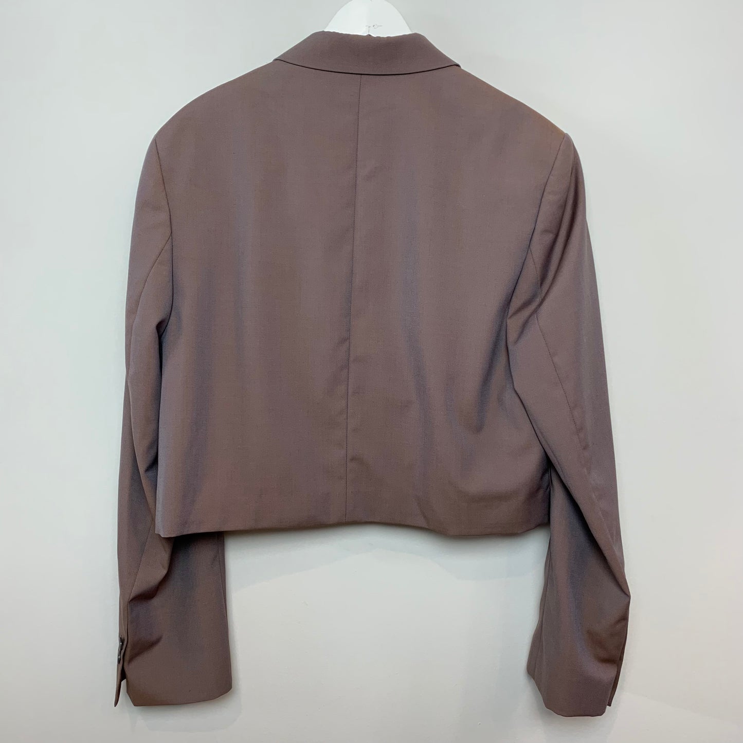 ACNE Studios Jenell Cropped Double-Breasted Wool Blazer 40 Large