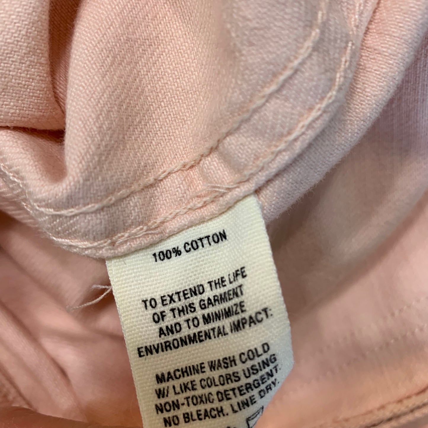 Alex Mill Patrick Cropped High Rise Wide Leg Pants Pink 6