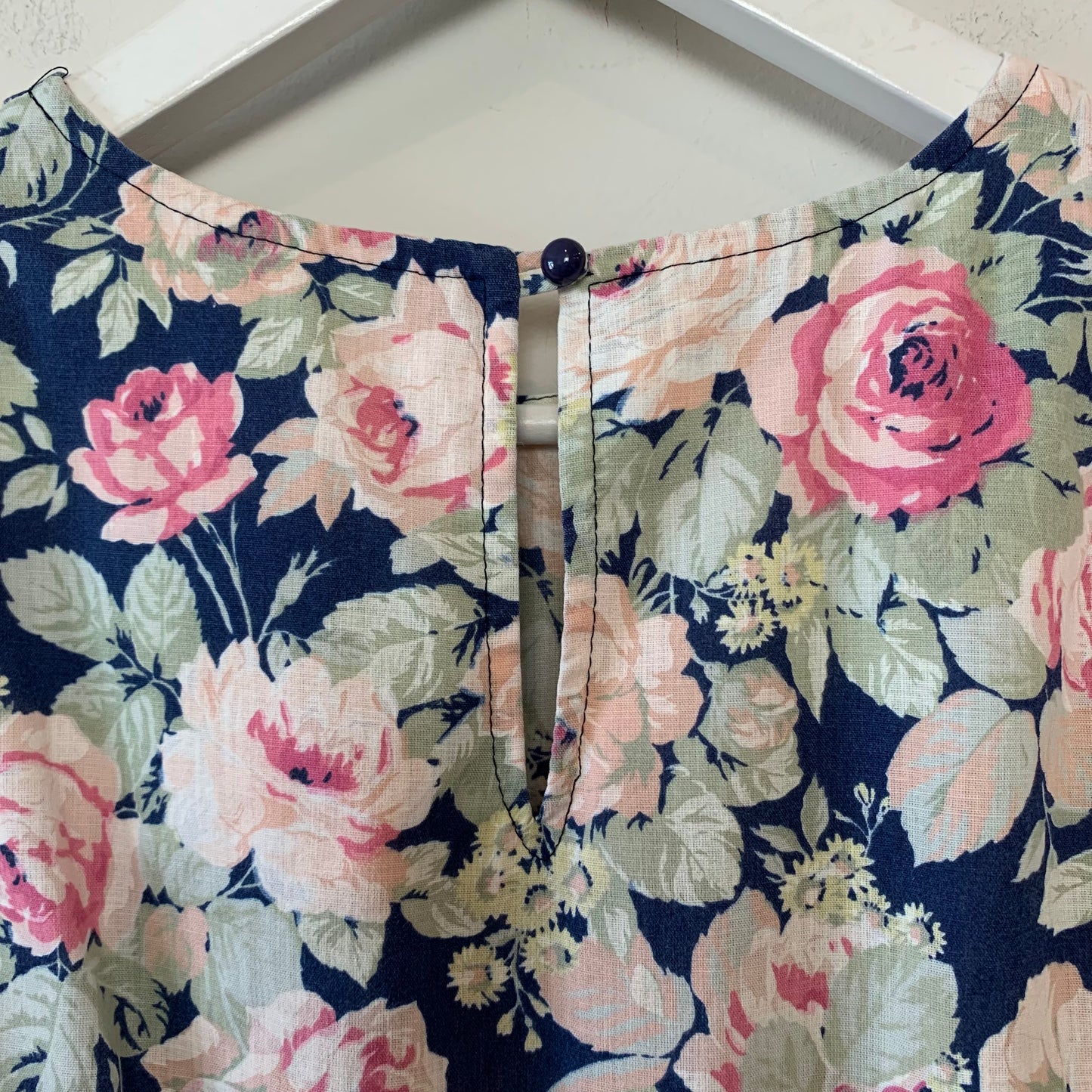 Vintage 1980s Jessica Howard Floral Midi Dress with Belt 10