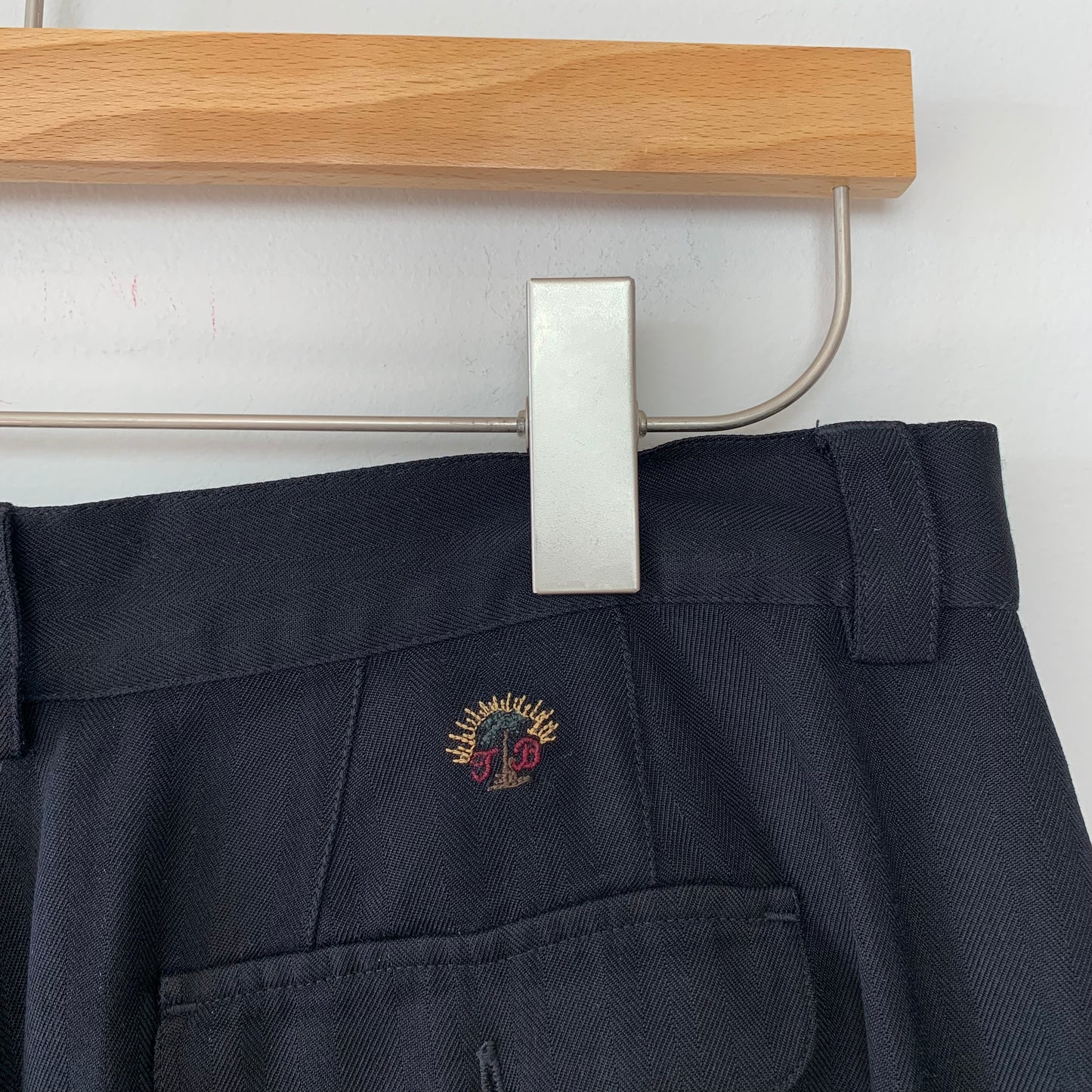 Tommy Bahama Black Silk Trouser Shorts Long Length 10