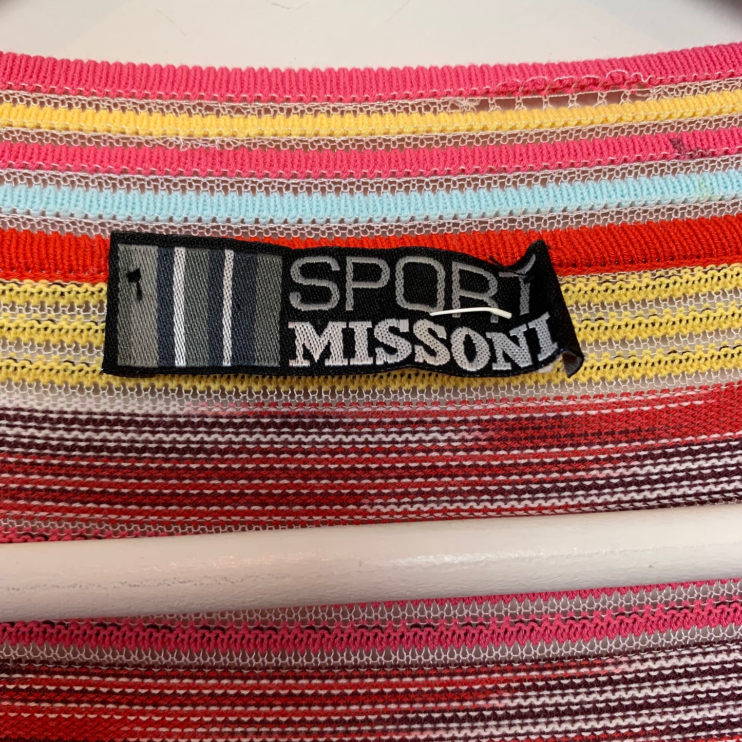 Vintage Missoni Sport Knit Long Sleeve Top Striped