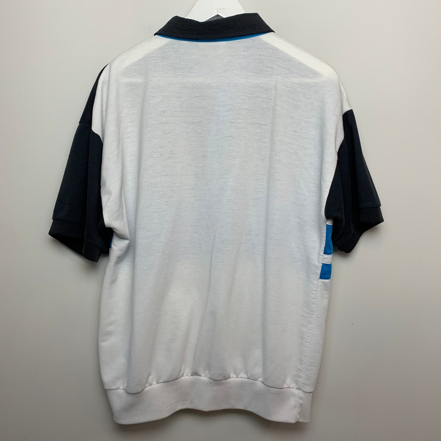 Vintage 90s Spalding Polo Shirt Color Blocked Large