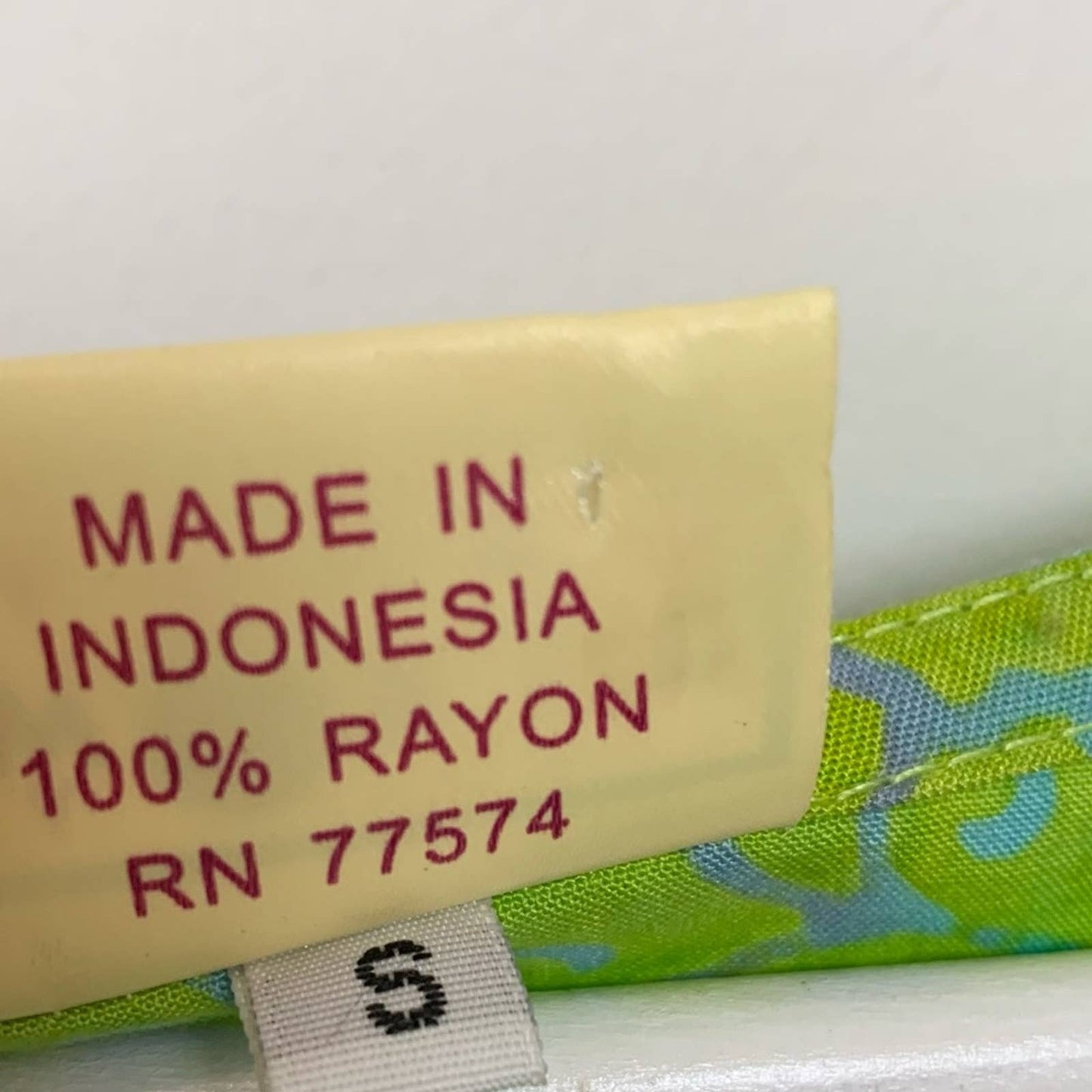 A World Apart Hawaiian Dress Green Button Down Shell Sleeveless Mini Small