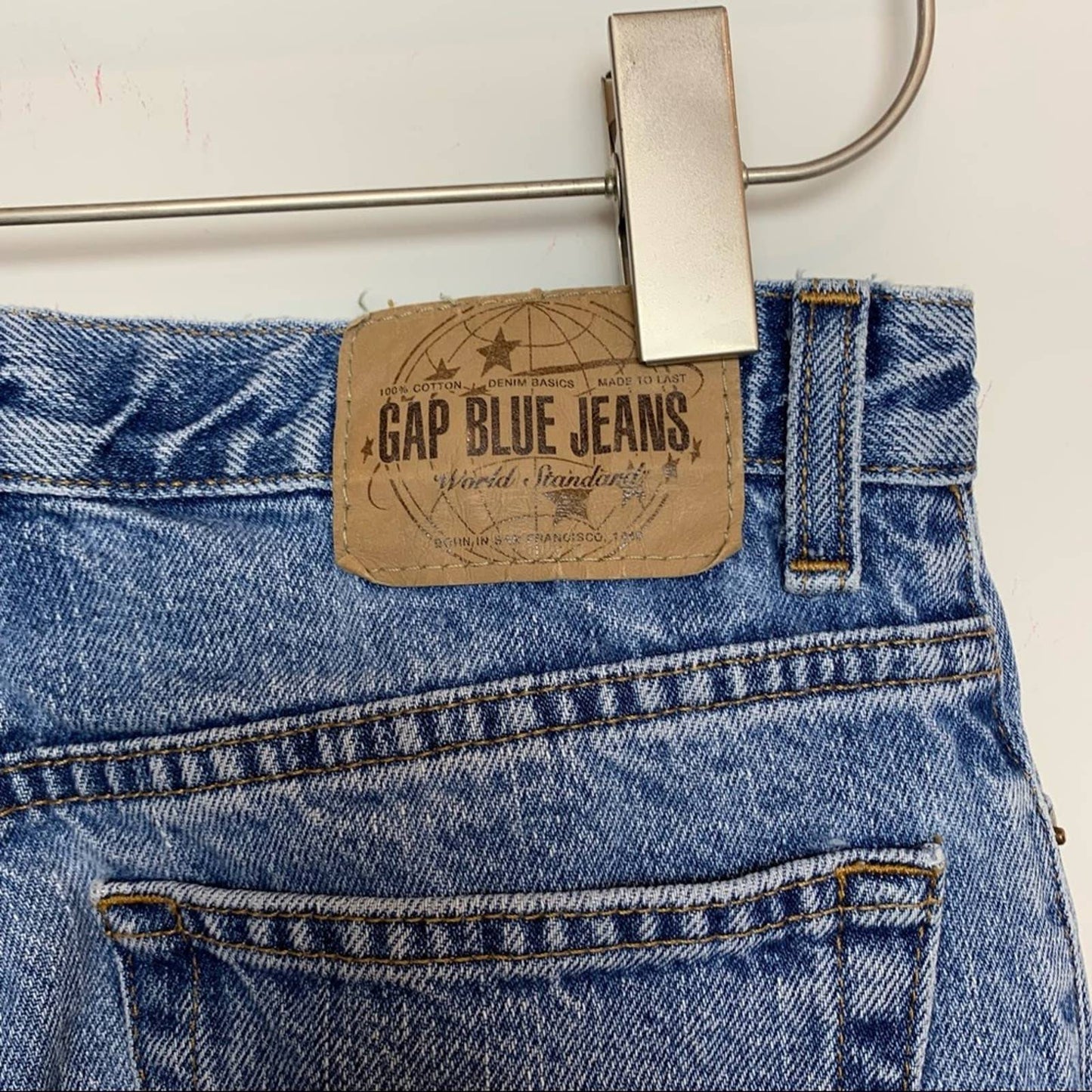 90s Gap Button Fly Mom Jeans Straight Leg 28 Inch Waist