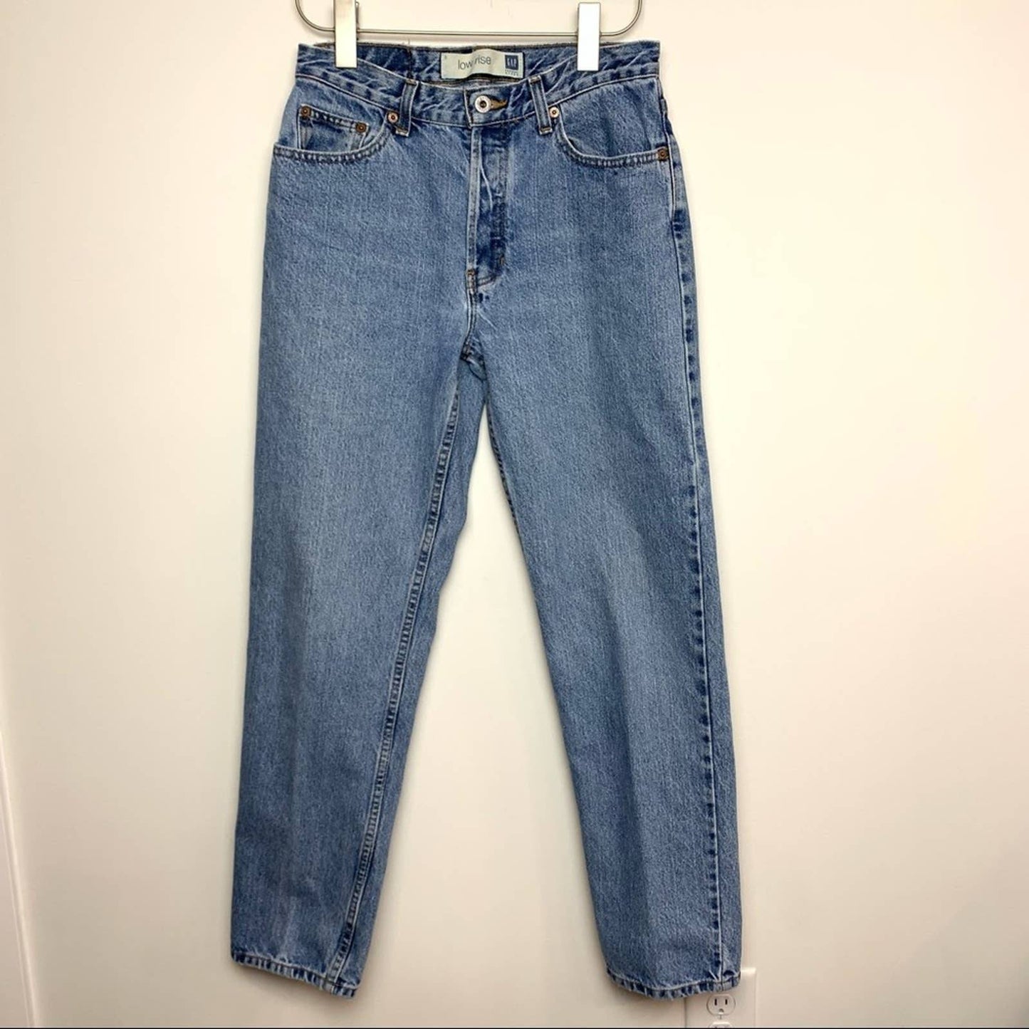 90s Gap Button Fly Mom Jeans Straight Leg 28 Inch Waist