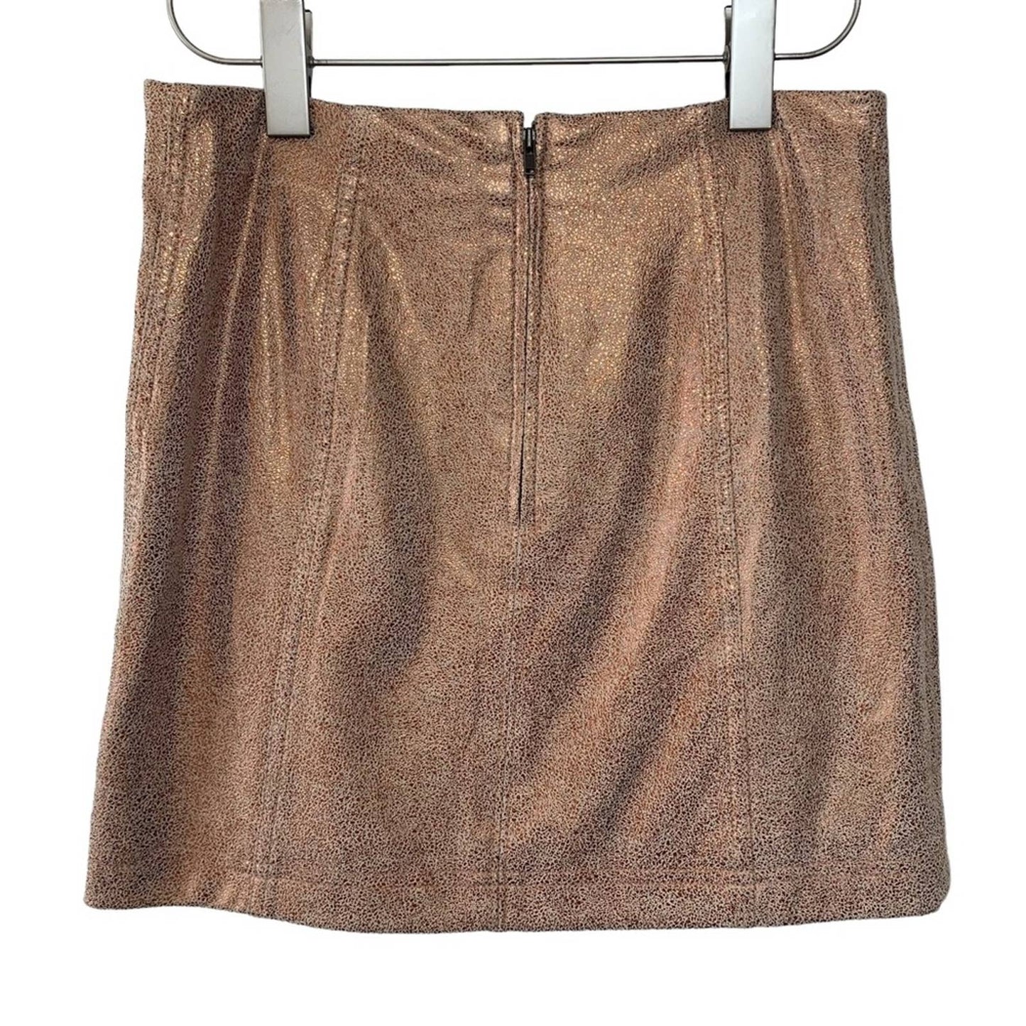 Free People Metallic Mini Skirt Modern Femme 4