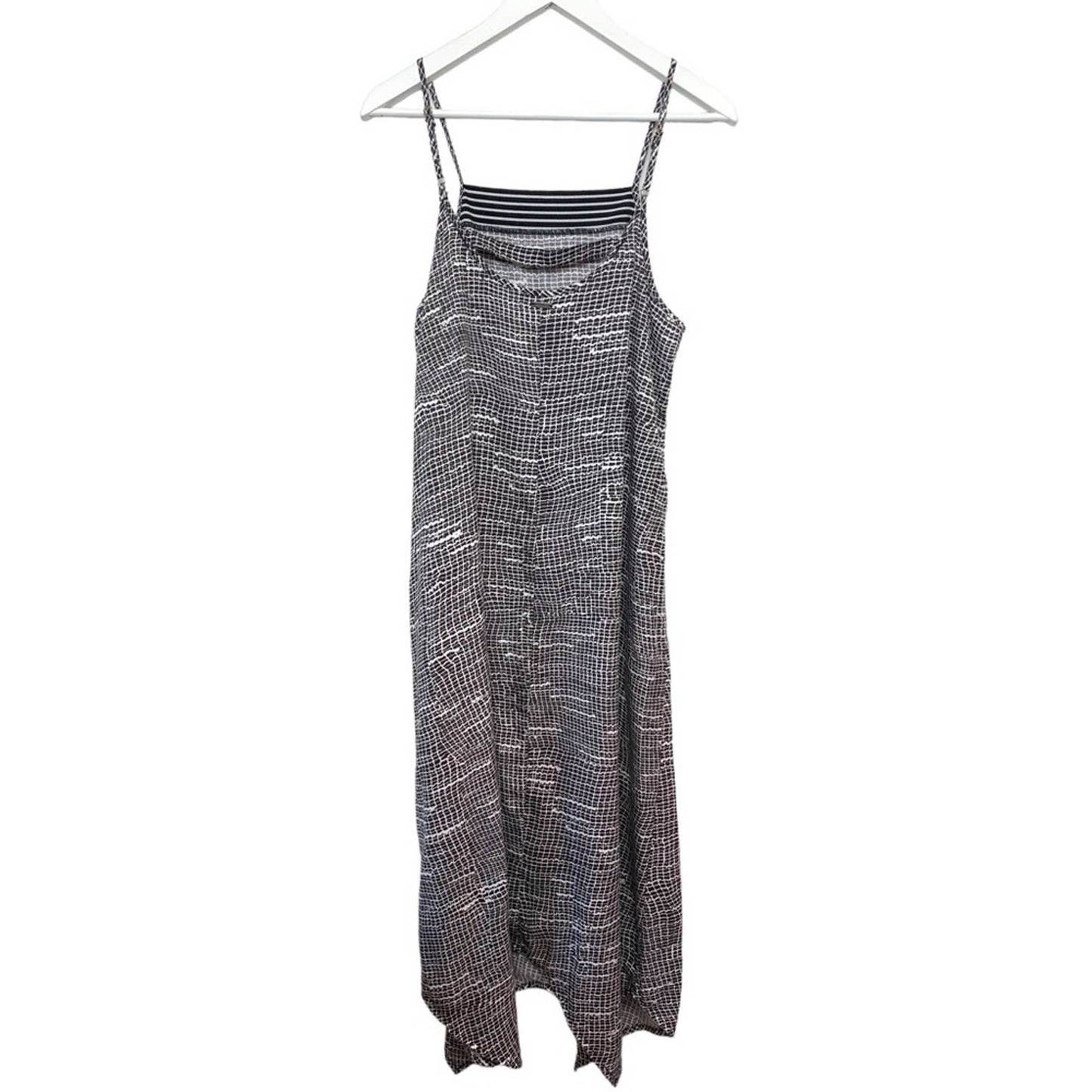 Prana Selene Tank Dress Handkerchief Hemline Sleeveless Midi Maxi Small