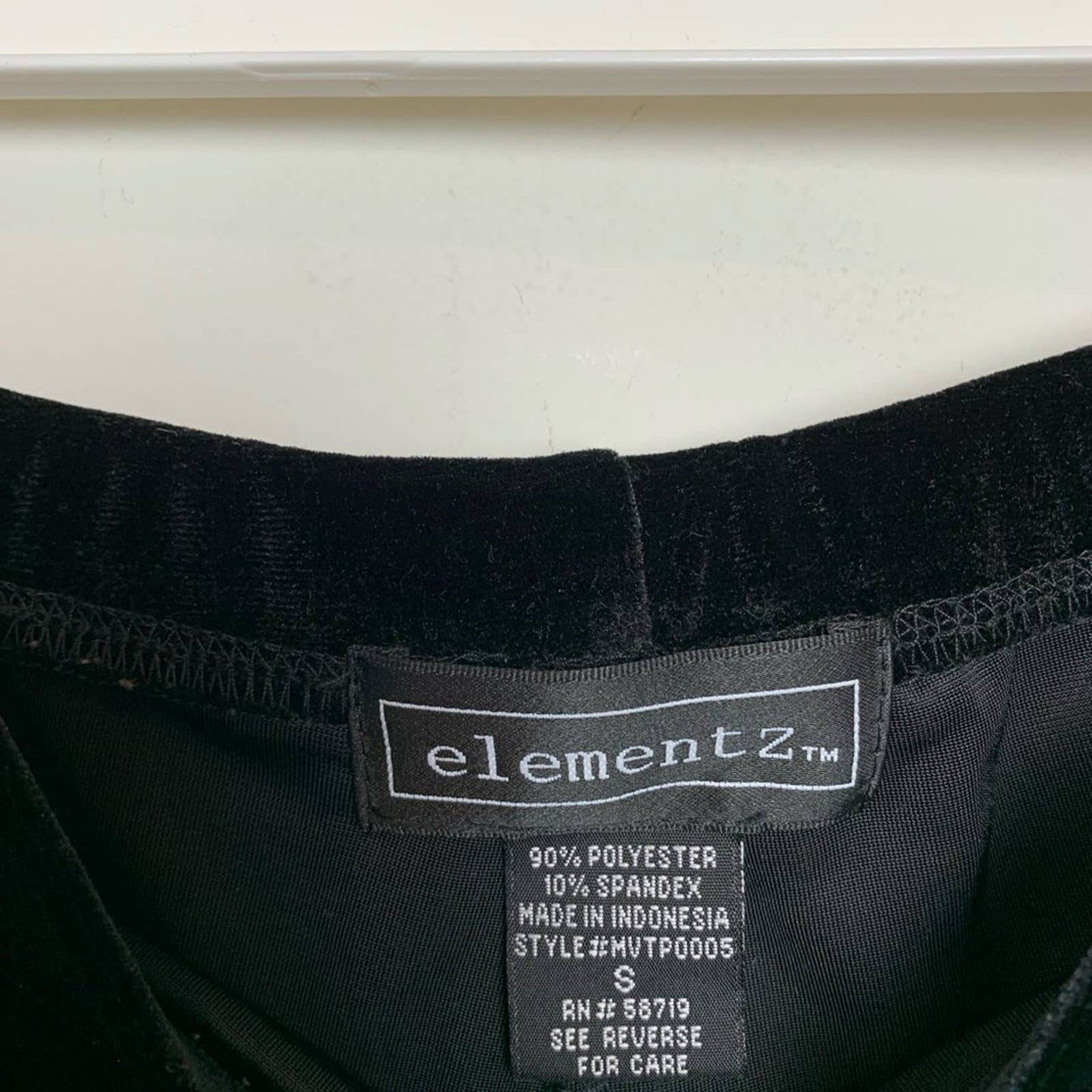 90s High Rise Velvet Pants Boot Cut Flare Pull On Small Elementz High Waist