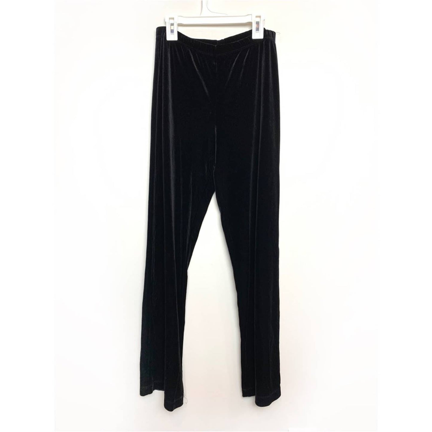 90s High Rise Velvet Pants Boot Cut Flare Pull On Small Elementz High Waist