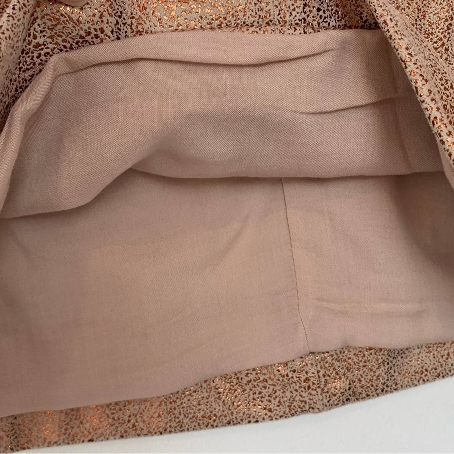 Free People Metallic Mini Skirt Modern Femme 4
