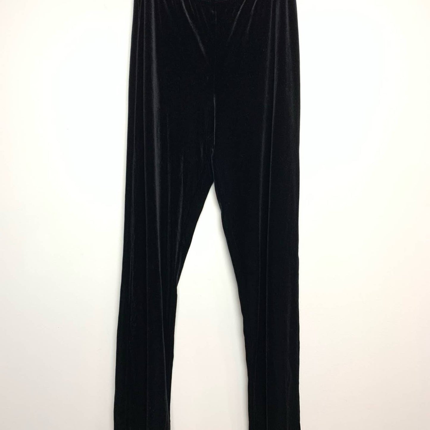 90s High Rise Velvet Pants Boot Cut Flare Pull On Small Elementz High Waist