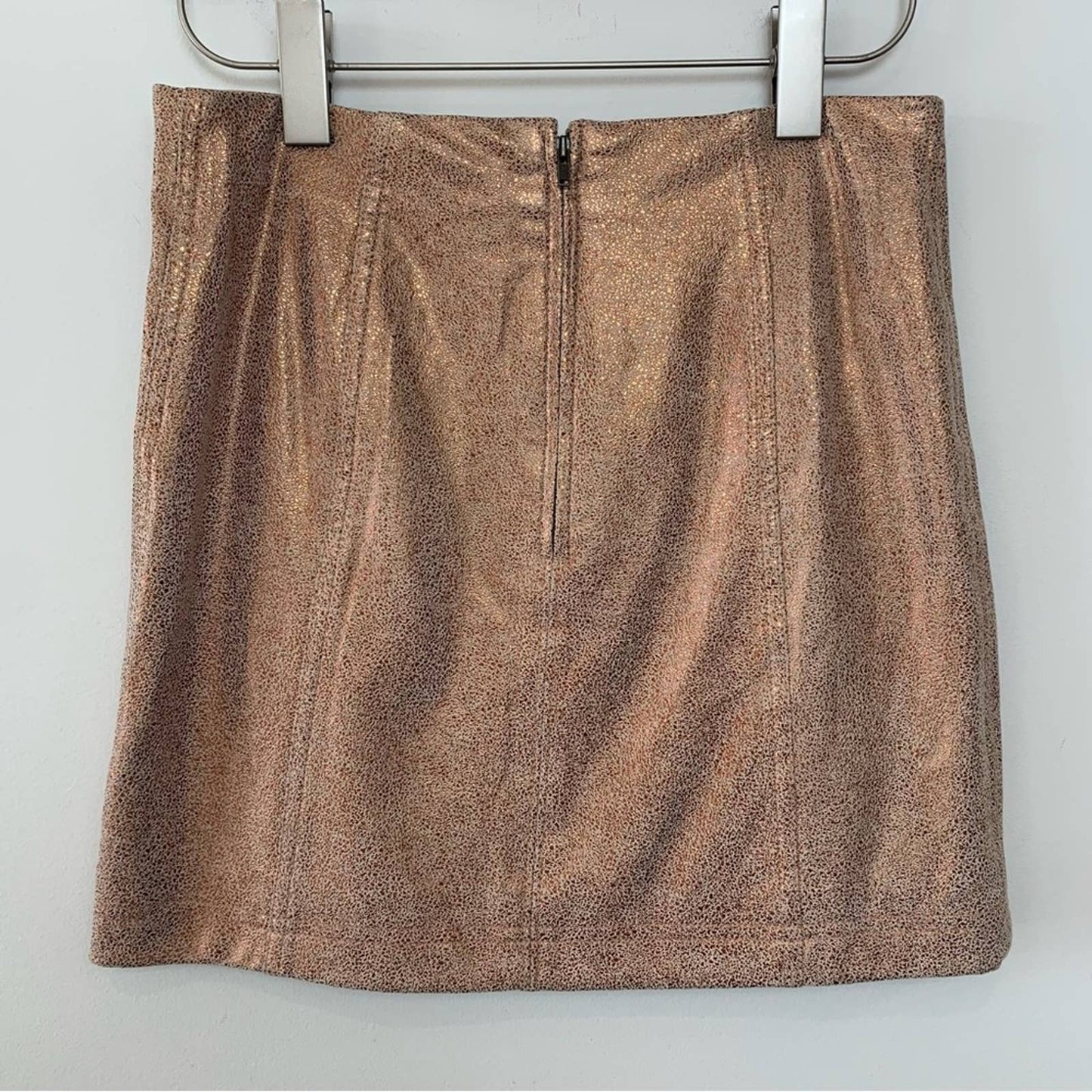 Free People Metallic Mini Skirt Modern Femme 4