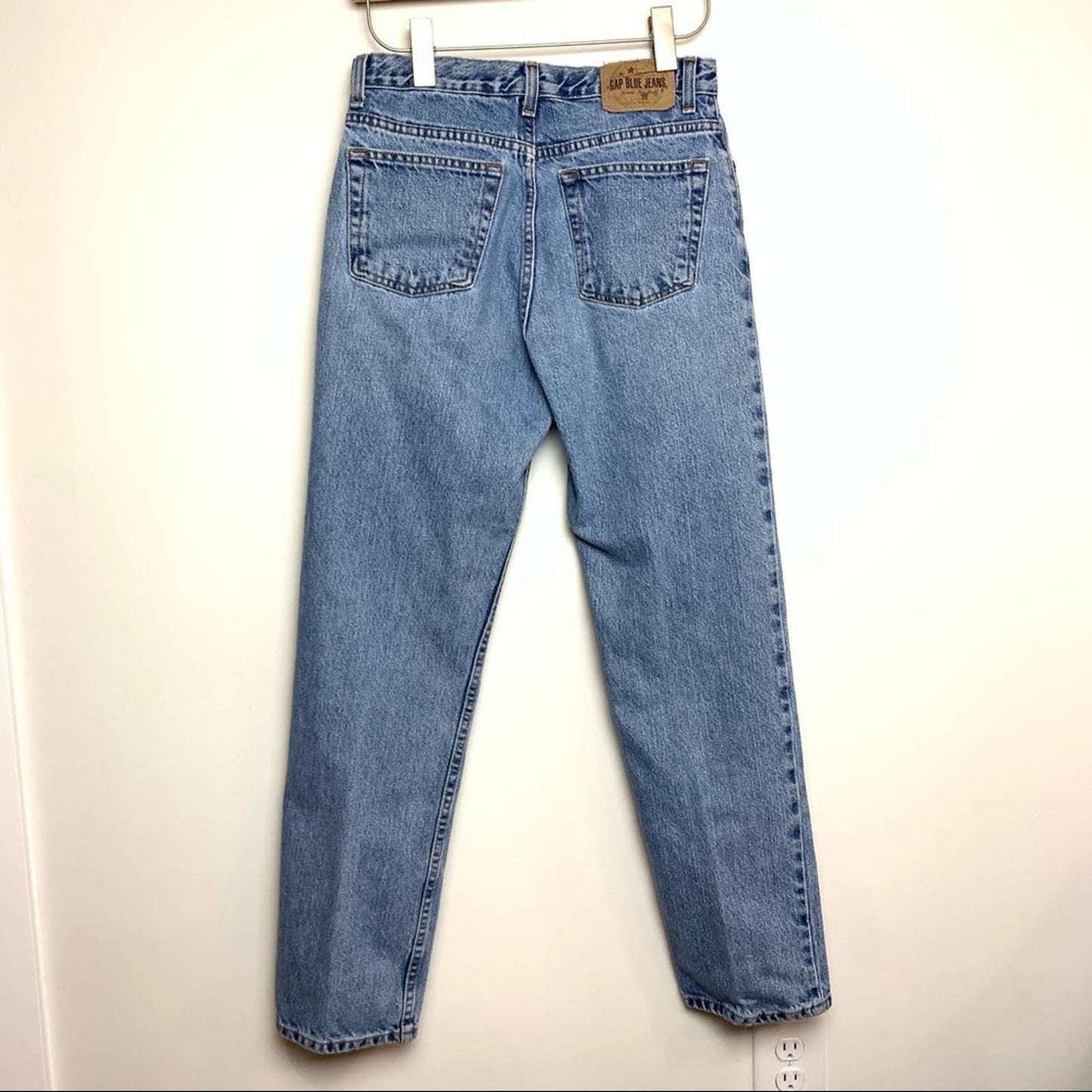 90s Gap Button Fly Mom Jeans Straight Leg 28 Inch Waist