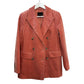 Banana Republic Rivoli Oversized Corduroy Blazer Jacket Pink Double Breasted 6