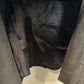 Akris Punto Suede Leather Skirt A Line Switzerland Brown Grey Slits 10