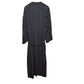 The Great Sleep Robe Navy Blue Apron Floral Cotton Long Medium/Large