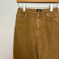Urban Outfitters BDG Mom High Rise Corduroy Pants Straight Leg Brown Cotton 25