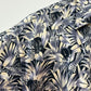 Short Sleeve Button Down Collared Shirt Tropical Print Elephants Cotton Large
