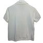 Vintage Liz Claiborne Knit Polo Sweater Cardigan Cropped White Small Petite