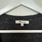 Madewell Donegal Wrap Front Pullover Sweater in Coziest Yarn Charcoal Gray Large