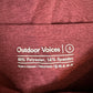 Outdoor Voices Warmup 5" Short Shiraz Burgundy Red Bike Shorts Small