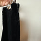Y2K Giorgio Armani Black Velvet Skirt Pleated Lined Made in Italy 44 8