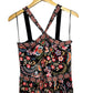 Boden Halter Neck Maxi Dress Floral Black Meadow Stretch Jersey 6