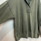 Aerie The Good Times Henley Sweatshirt Green Pockets Oversized XL