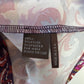 J. McLaughlin Catalina Cloth Paisley Shirt Purple Pink 3/4 Sleeves T-Shirt Small