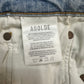 Agolde Merrel Jeans Mid Rise Straight Slim Raw Edge Hem 30