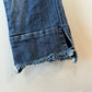 AYR The Shade Jeans Denim Cropped Blue Kick Flare Ankle Stretch High Rise 25