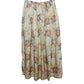 Vintage 80s Components by Susan Bristol Floral Midi Skirt Pleated Made in the USA 8
