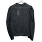 New with Tags Oliphant Mock Neck Blouse Midnight Black Gold Polka Dot Medium