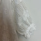 Love Johnny Was Eri Off The Shoulder Top White Eyelet Blouse Large