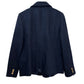 Talbots Aberdeen Blazer Jacket Navy Blue Wool Blend Gold Buttons 12