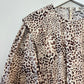 Sea New York Calla Belted Tunic Dress Mini Cheetah Leopard Long Sleeve Brown 4