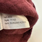 Marine Layer Colette Button Up Top Blouse Long Sleeve Maroon Burgundy Gauze S